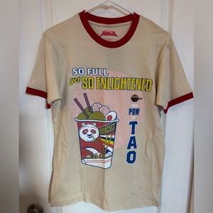 NWT KUNG FU PANDA 🐼 Po’s Enlightened Breakfast Noodles Shirt Size XSmall Unisex